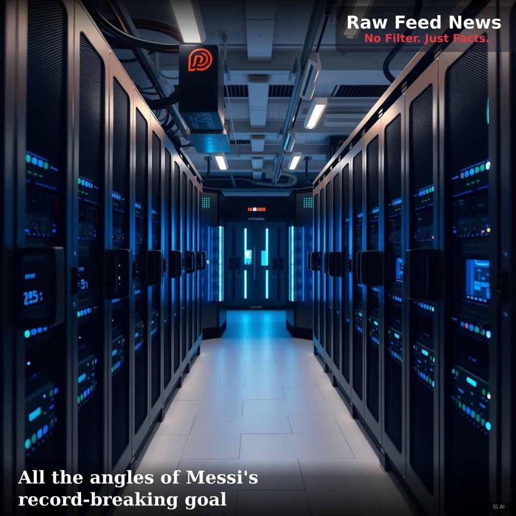 All the angles of Messi's record-breaking goal