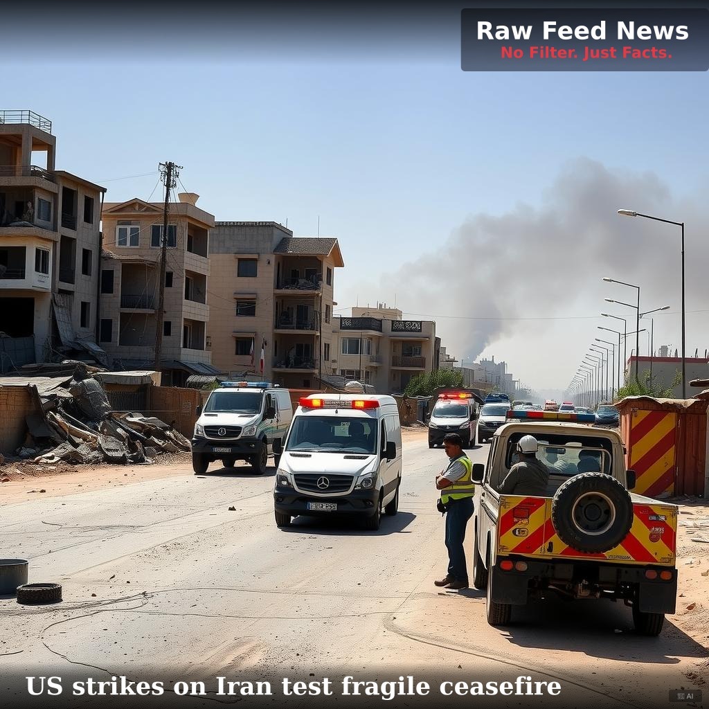 US strikes on Iran test fragile ceasefire