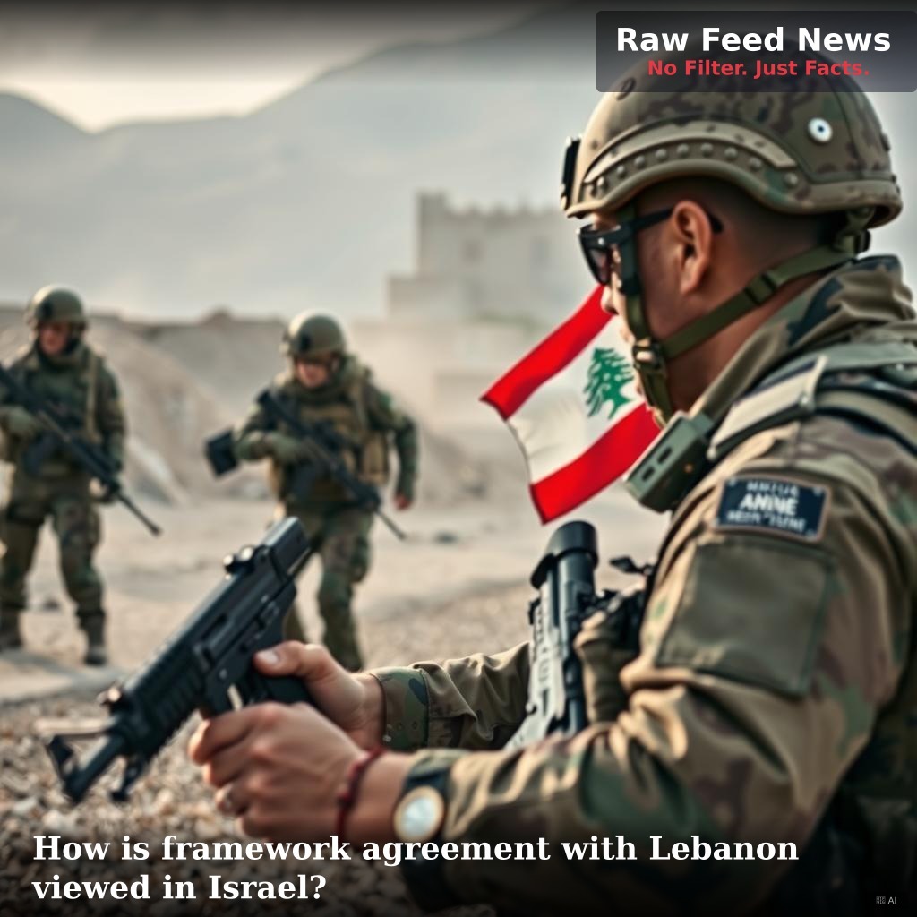 How is framework agreement with Lebanon viewed in Israel?