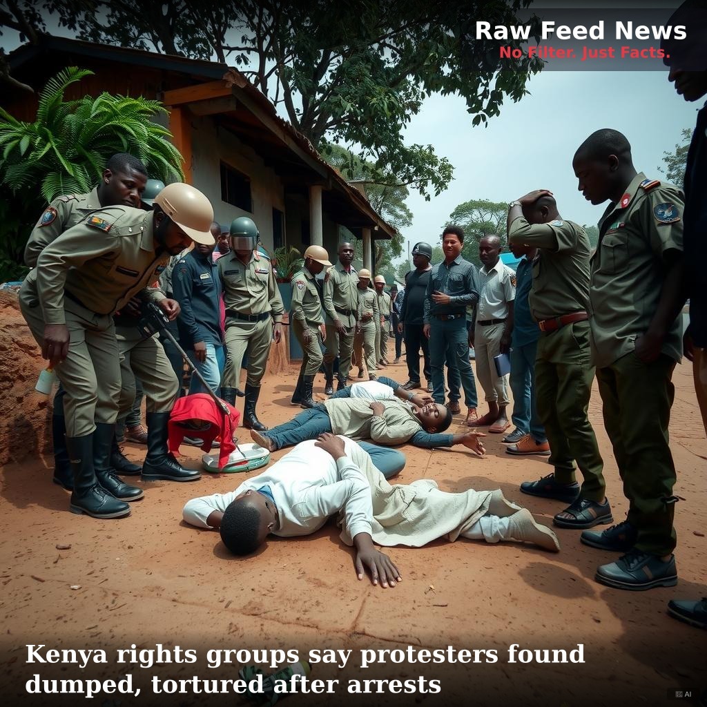 Kenya rights groups say protesters found dumped, tortured after arrests