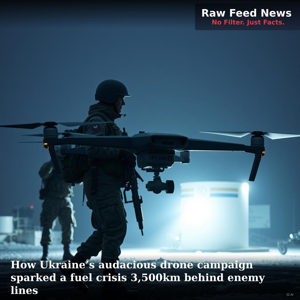 How Ukraine’s audacious drone campaign sparked a fuel crisis 3,500km behind enemy lines