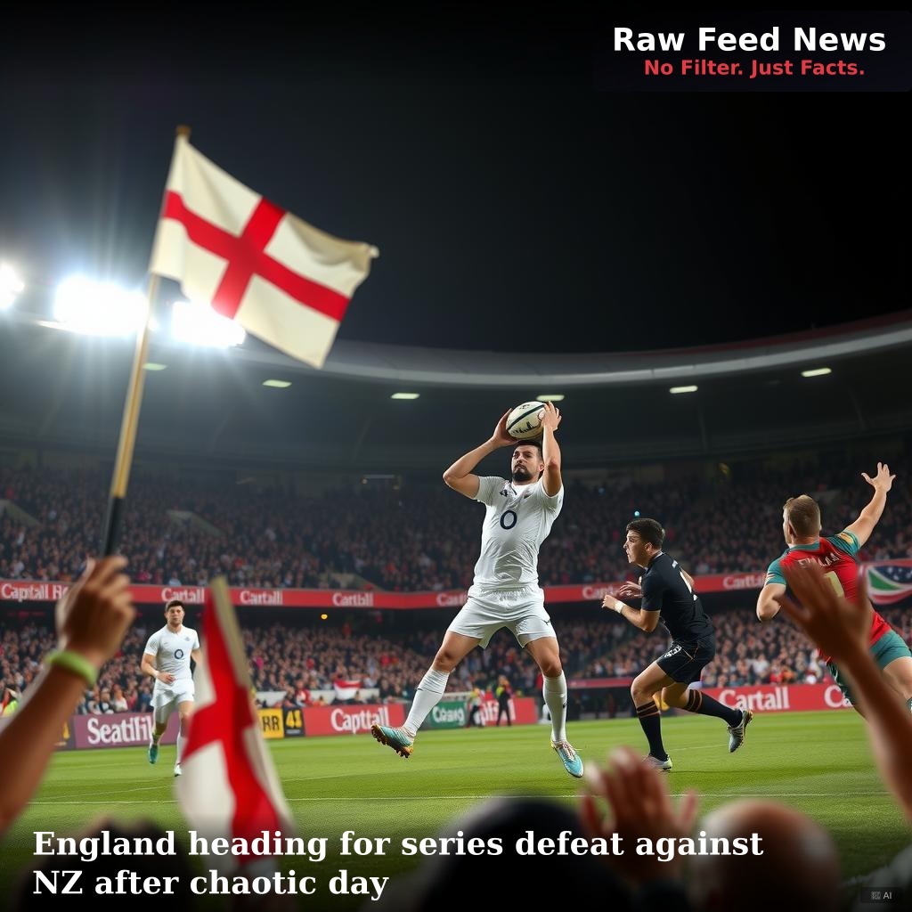 England heading for series defeat against NZ after chaotic day