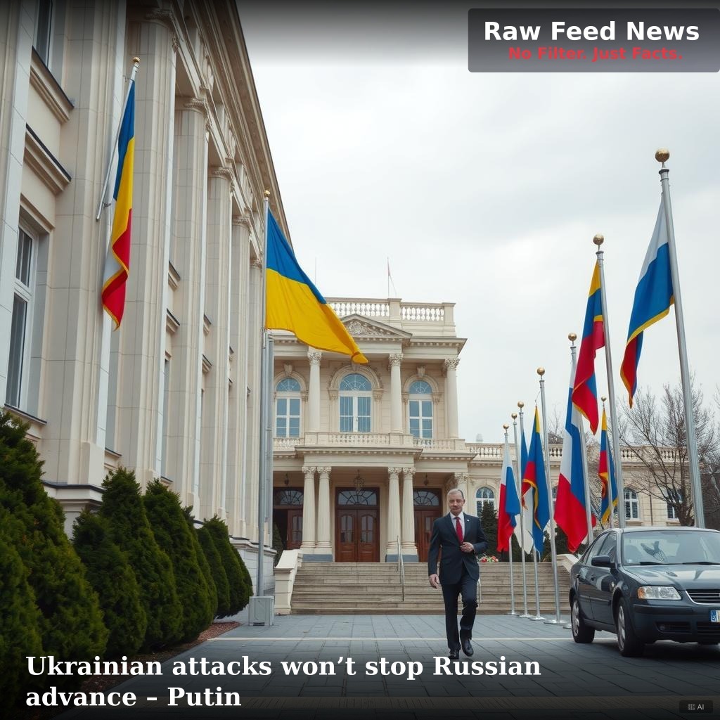 Ukrainian attacks won’t stop Russian advance – Putin