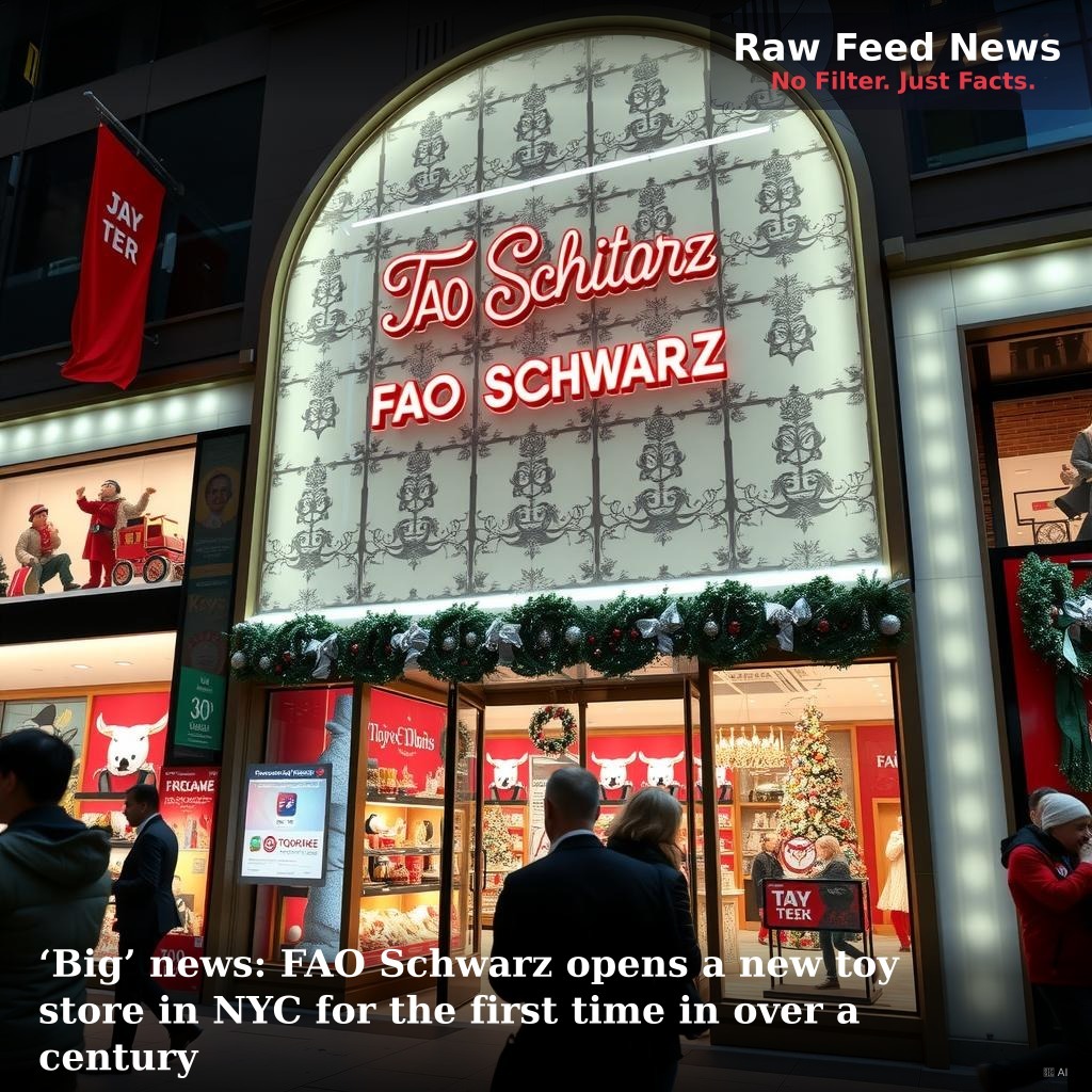 ‘Big’ news: FAO Schwarz opens a new toy store in NYC for the first time in over a century