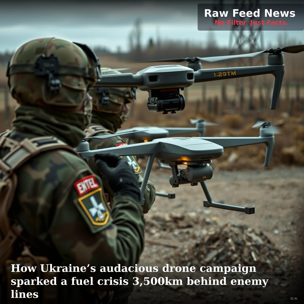 How Ukraine’s audacious drone campaign sparked a fuel crisis 3,500km behind enemy lines