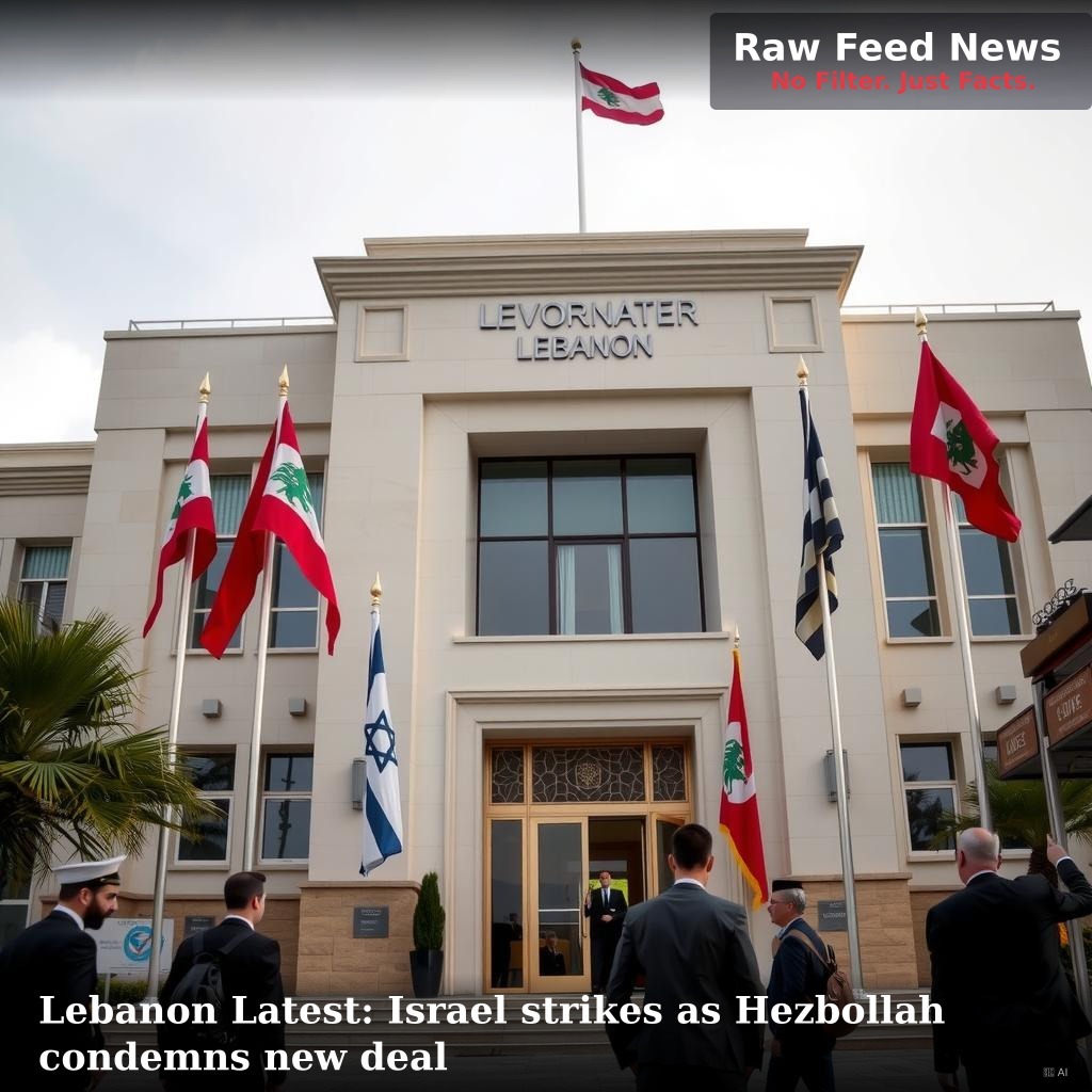 Lebanon Latest: Israel strikes as Hezbollah condemns new deal