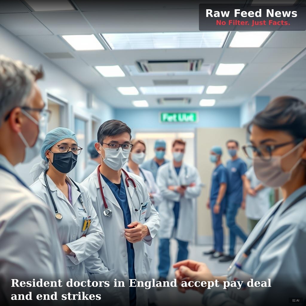 Resident doctors in England accept pay deal and end strikes