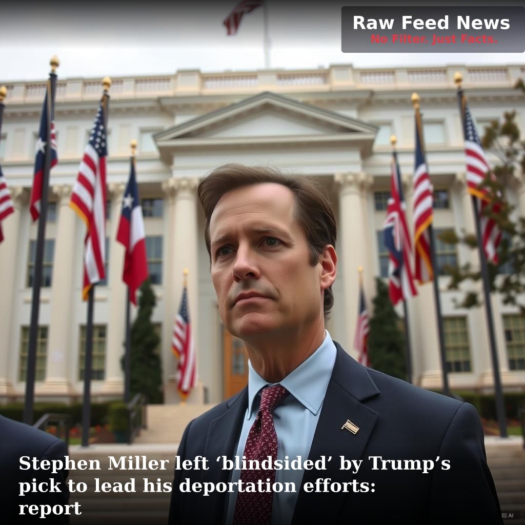Stephen Miller left ‘blindsided’ by Trump’s pick to lead his deportation efforts: report