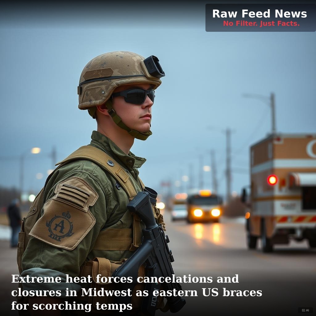 Extreme heat forces cancelations and closures in Midwest as eastern US braces for scorching temps