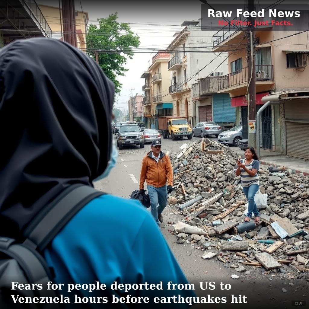 Fears for people deported from US to Venezuela hours before earthquakes hit