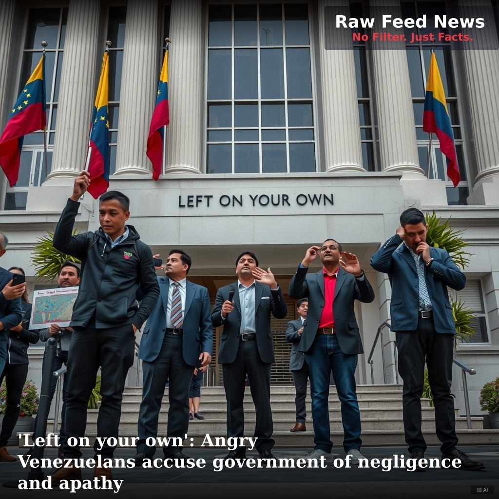 'Left on your own': Angry Venezuelans accuse government of negligence and apathy