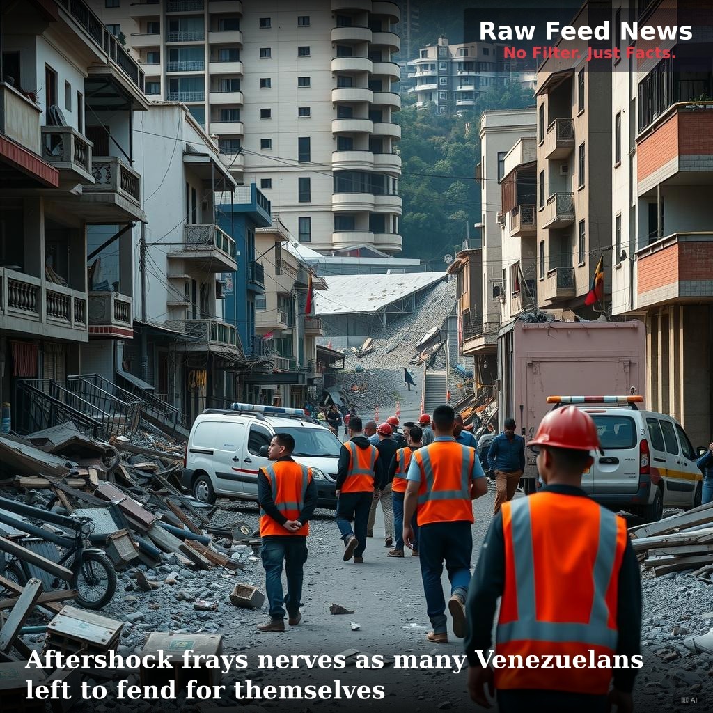 Aftershock frays nerves as many Venezuelans left to fend for themselves