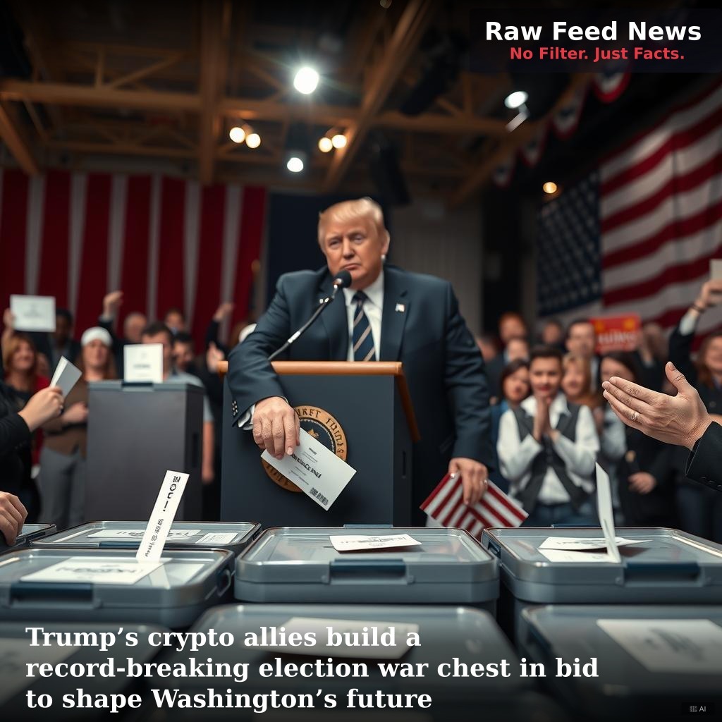 Trump’s crypto allies build a record-breaking election war chest in bid to shape Washington’s future
