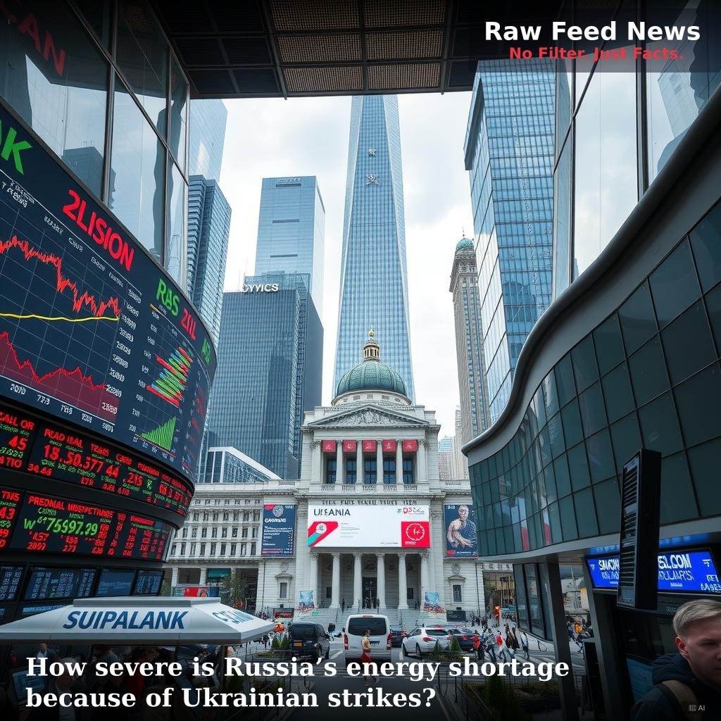 How severe is Russia’s energy shortage because of Ukrainian strikes?