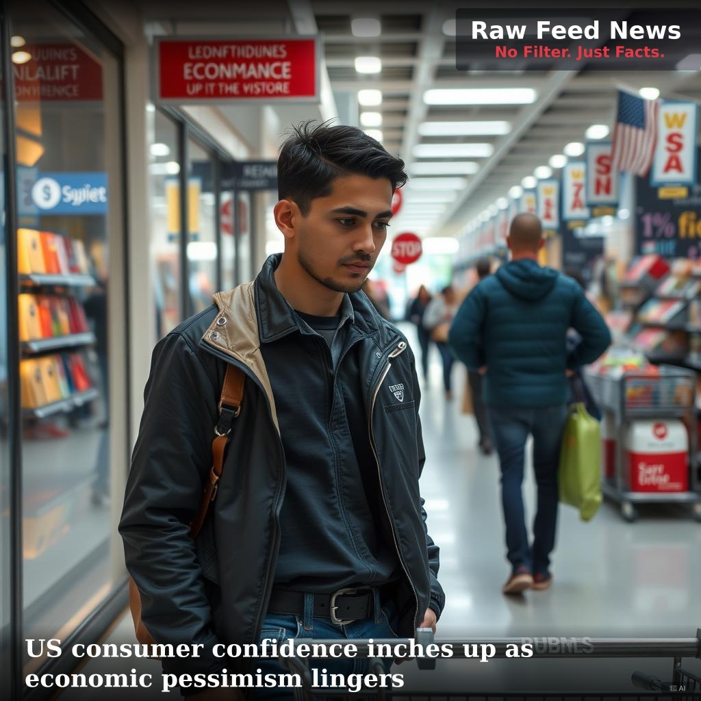 US consumer confidence inches up as economic pessimism lingers