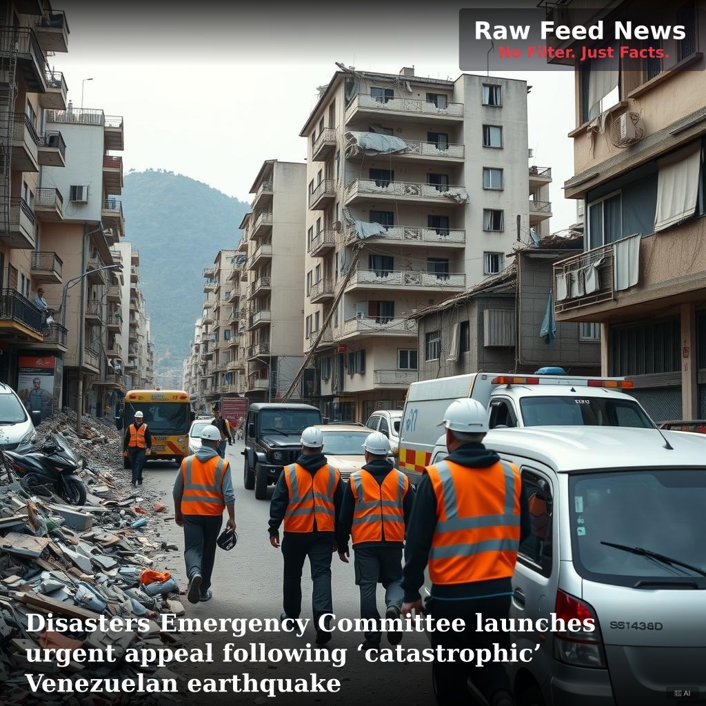 Disasters Emergency Committee launches urgent appeal following ‘catastrophic’ Venezuelan earthquake