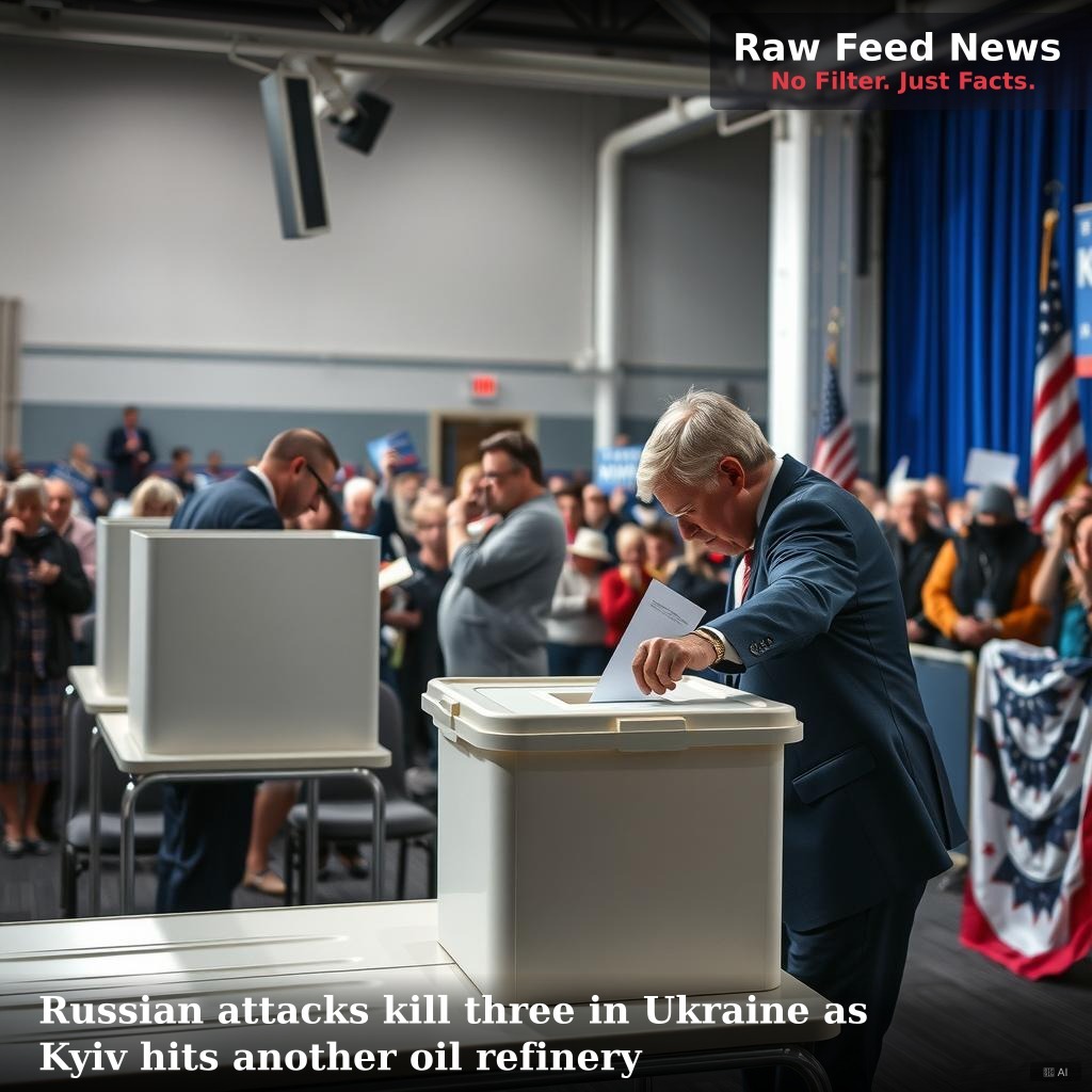 Russian attacks kill three in Ukraine as Kyiv hits another oil refinery