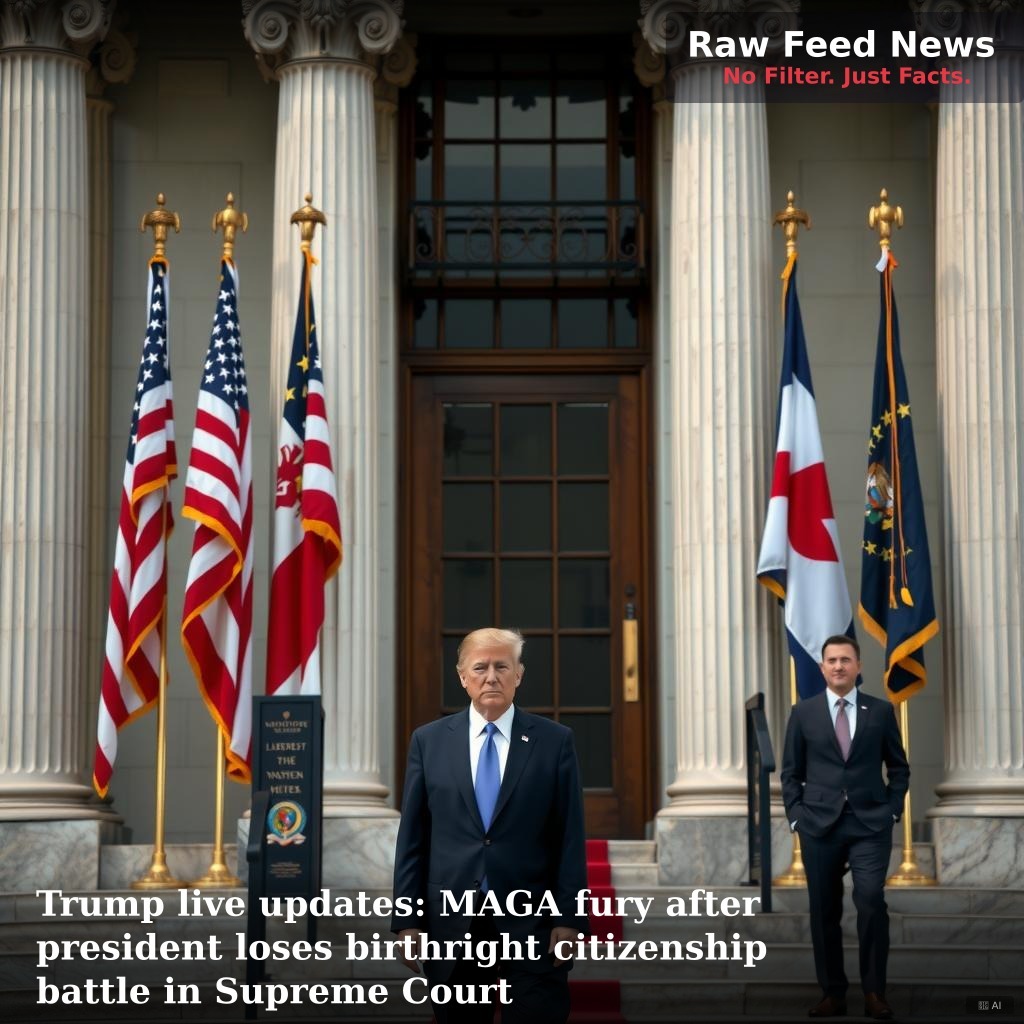 Trump live updates: MAGA fury after president loses birthright citizenship battle in Supreme Court