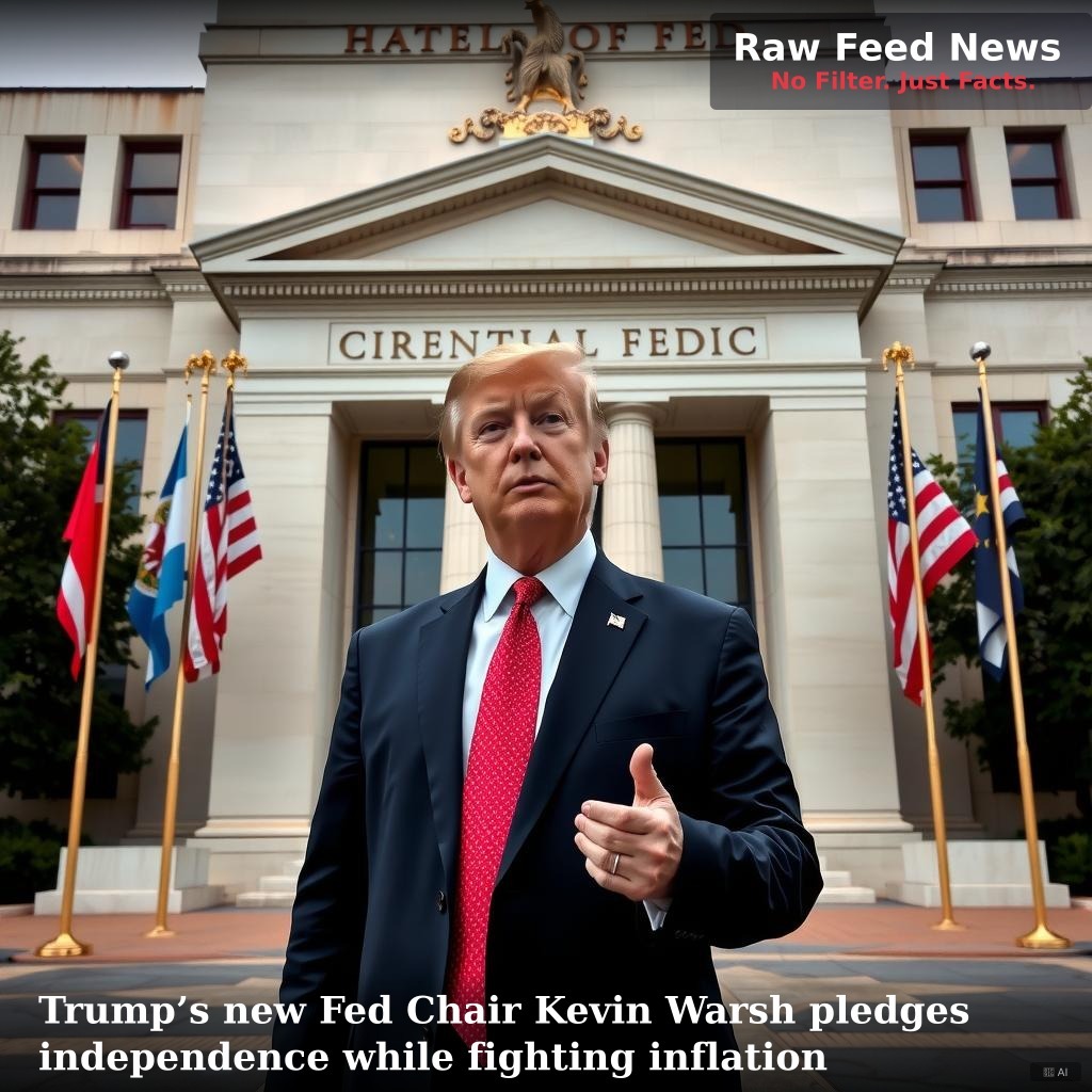Trump’s new Fed Chair Kevin Warsh pledges independence while fighting inflation