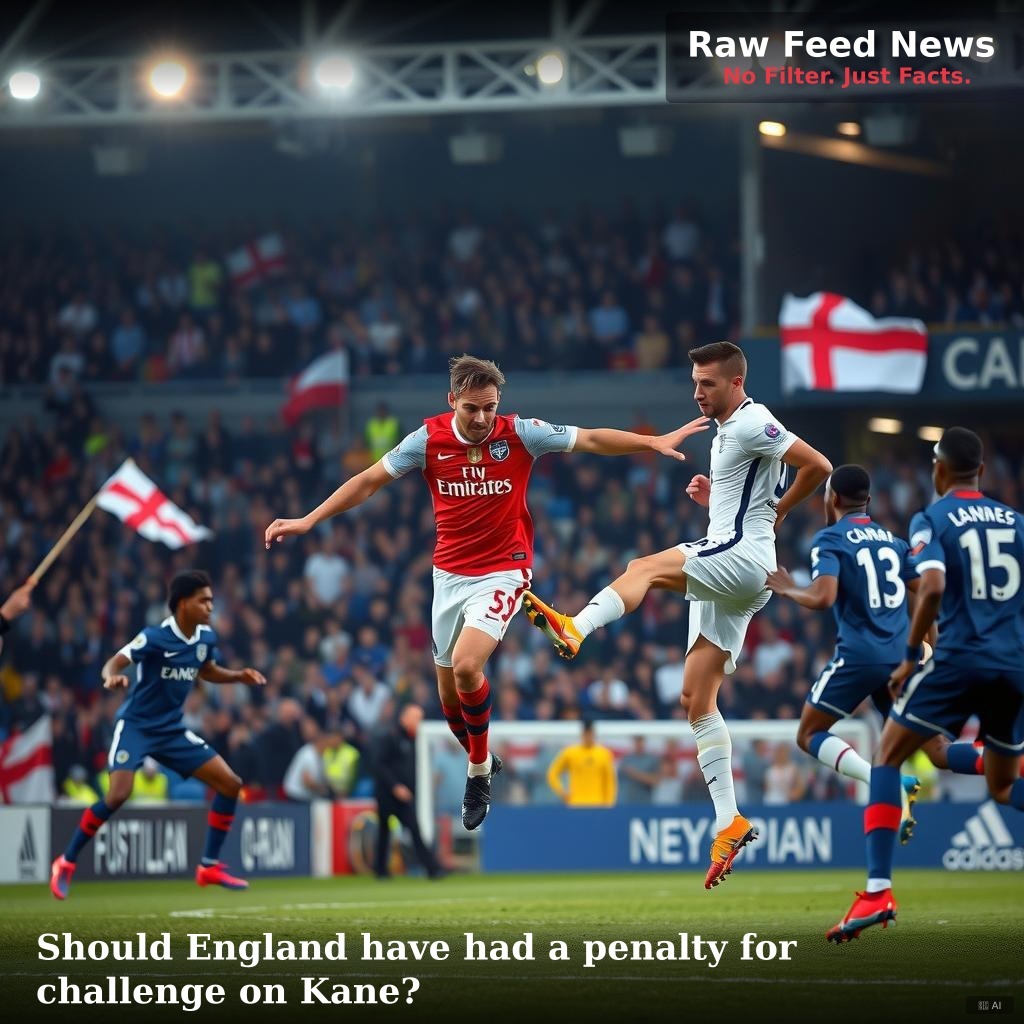 Should England have had a penalty for challenge on Kane?