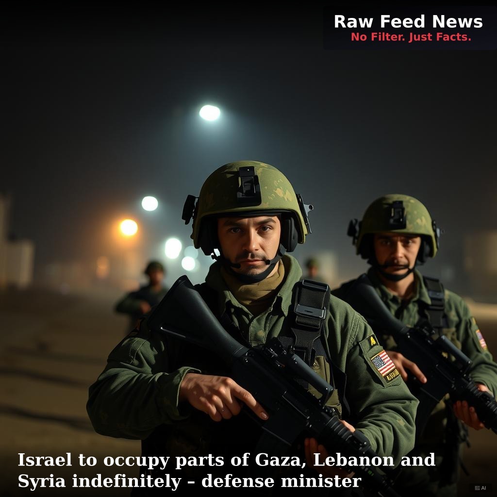 Israel to occupy parts of Gaza, Lebanon and Syria indefinitely – defense minister
