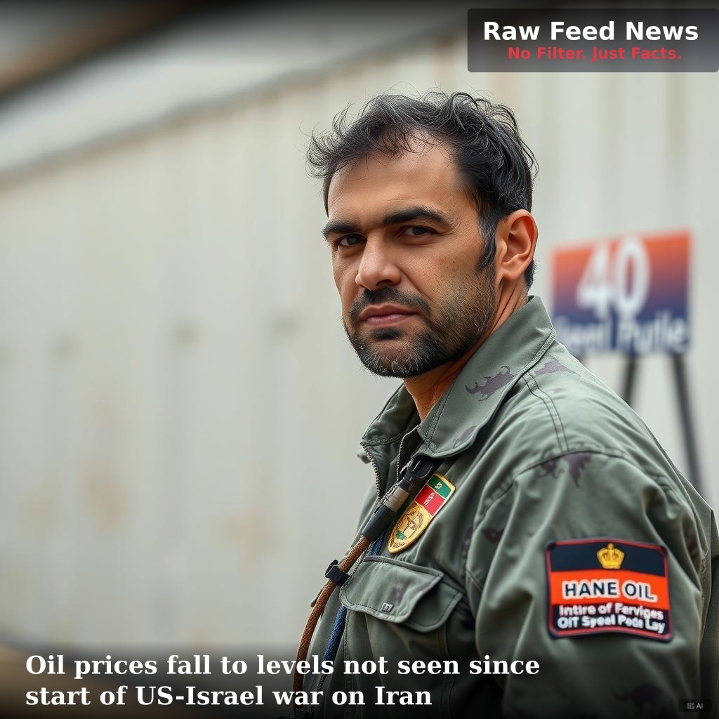 Oil prices fall to levels not seen since start of US-Israel war on Iran