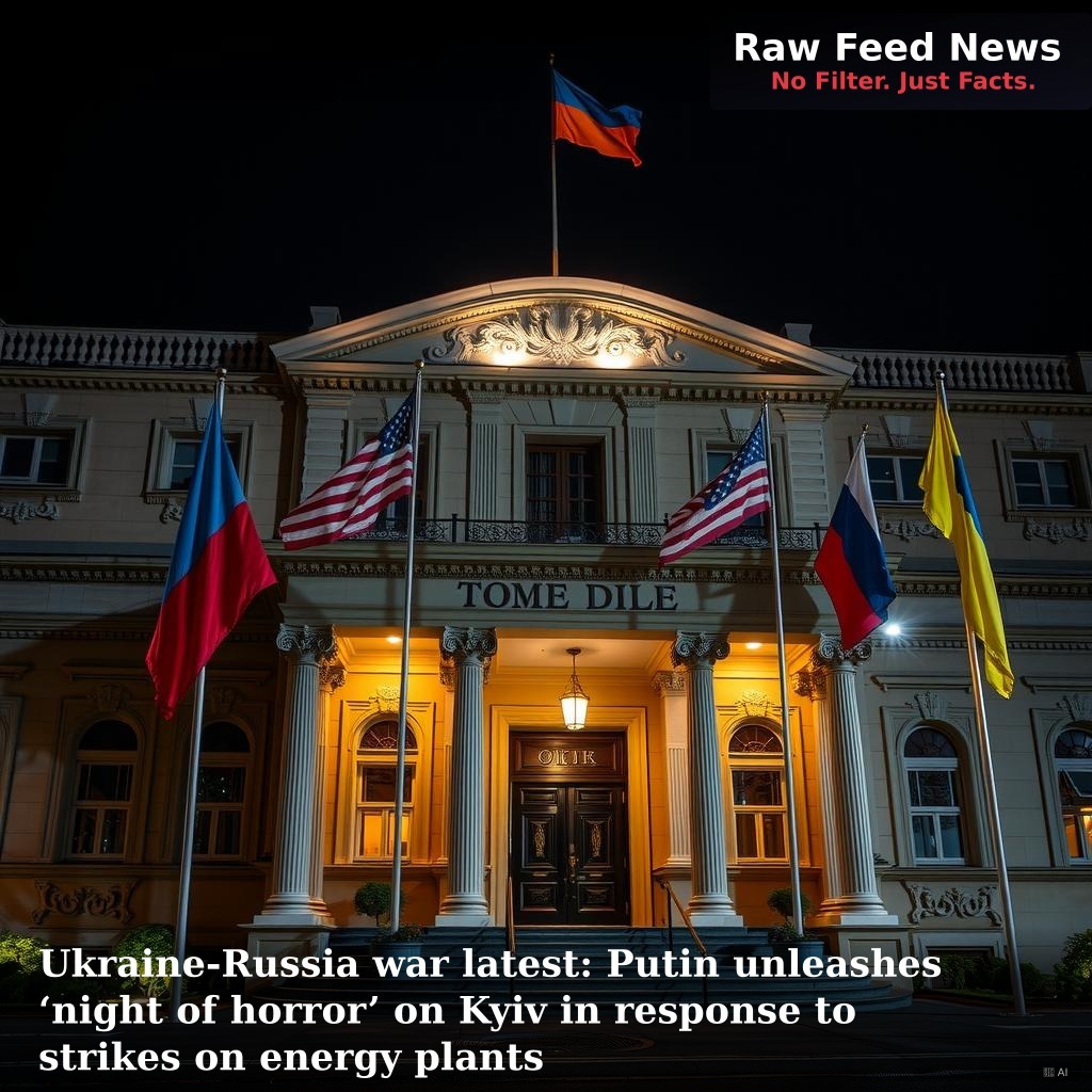 Ukraine-Russia war latest: Putin unleashes ‘night of horror’ on Kyiv in response to strikes on energy plants