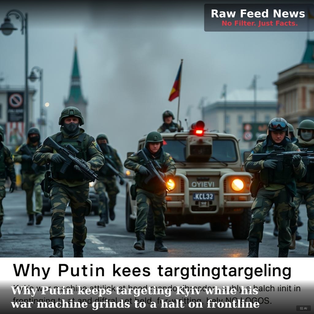 Why Putin keeps targeting Kyiv while his war machine grinds to a halt on frontline