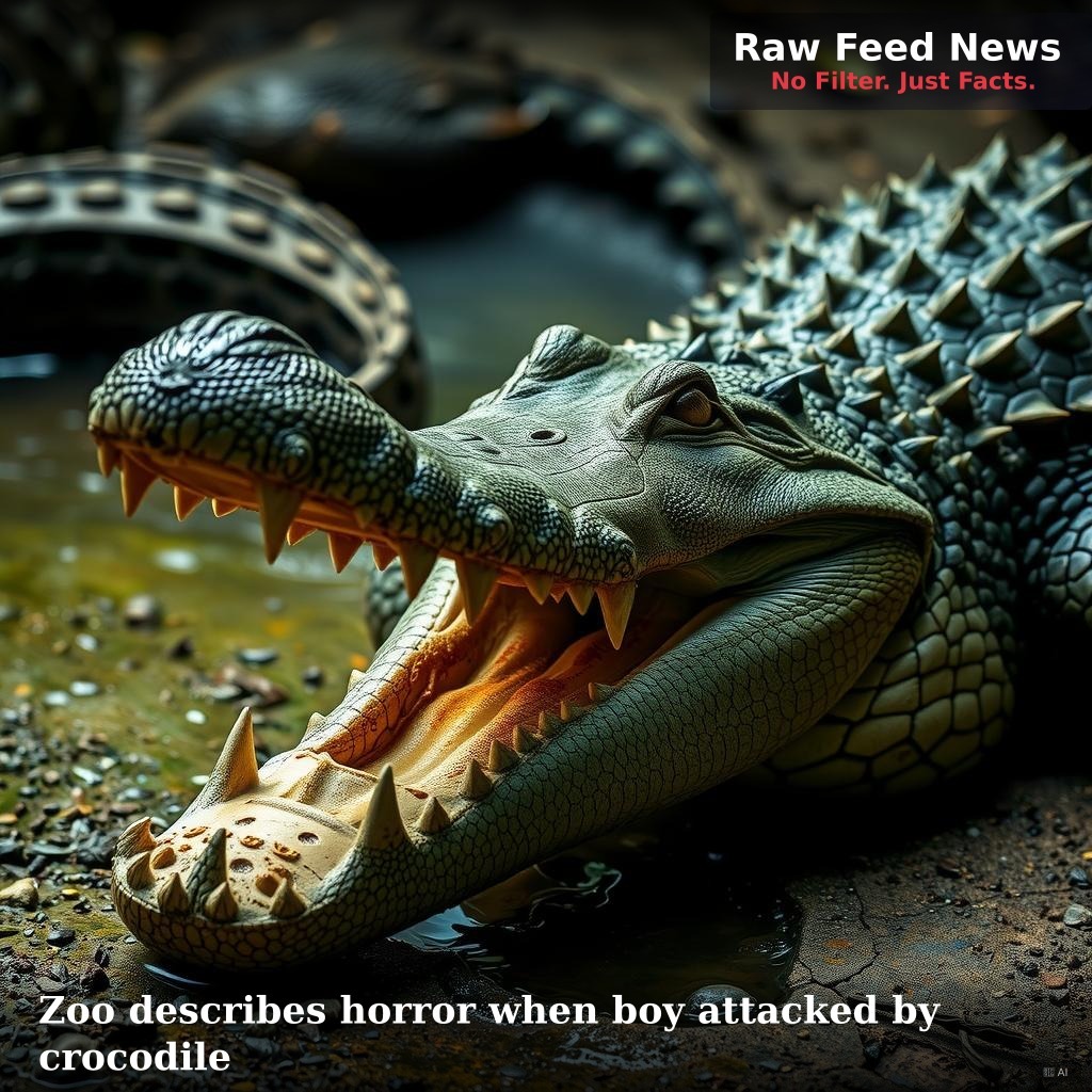 Zoo describes horror when boy attacked by crocodile