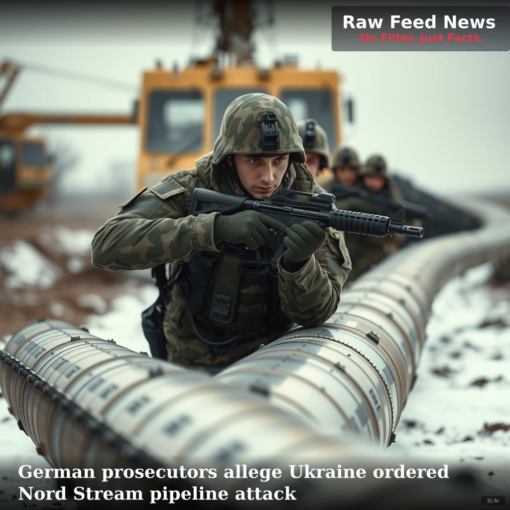 German prosecutors allege Ukraine ordered Nord Stream pipeline attack