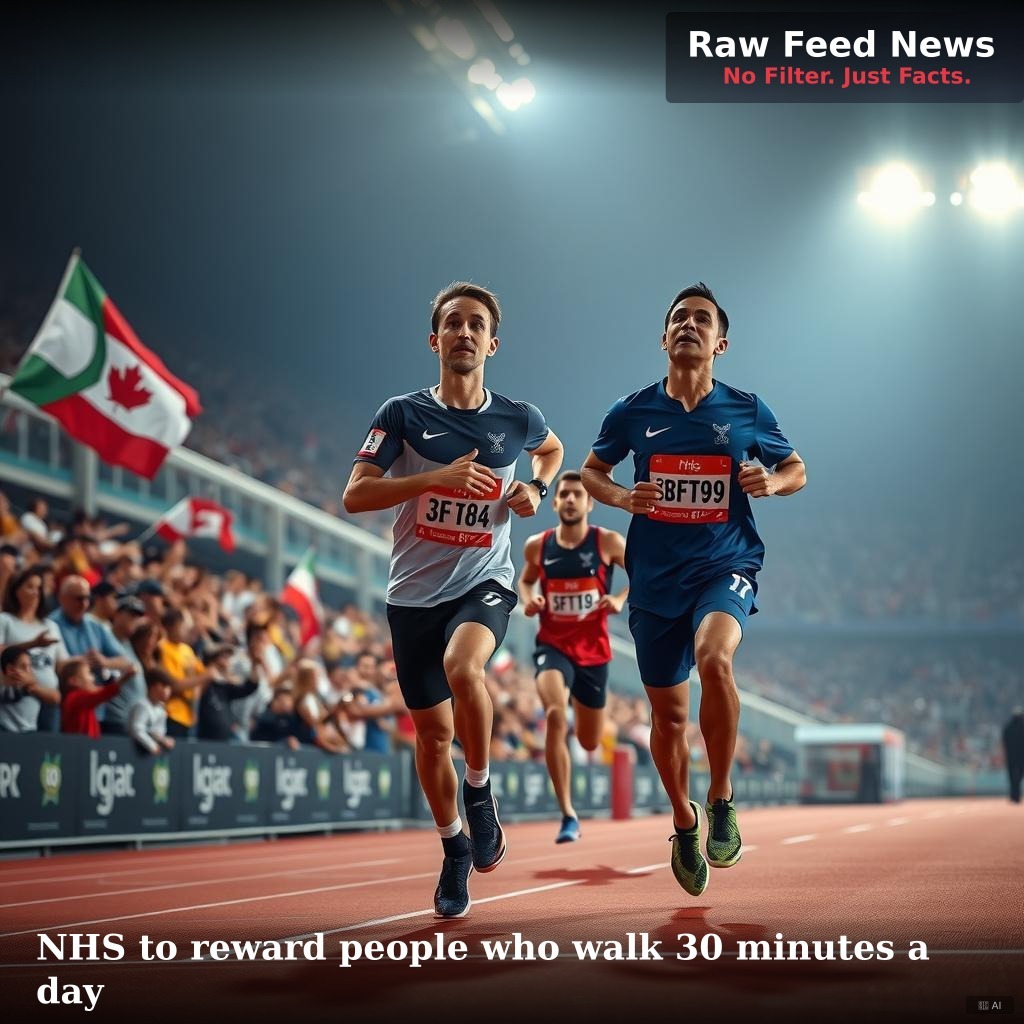 NHS to reward people who walk 30 minutes a day