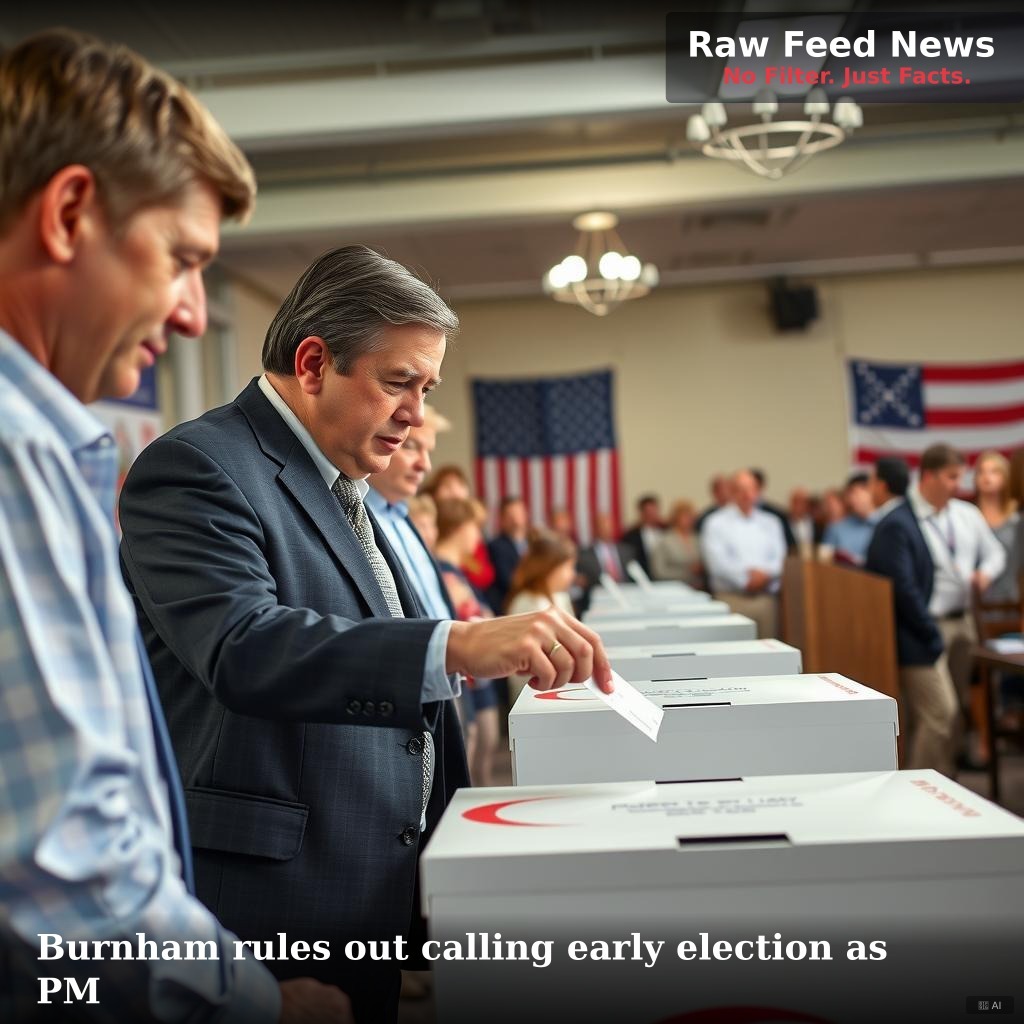 Burnham rules out calling early election as PM