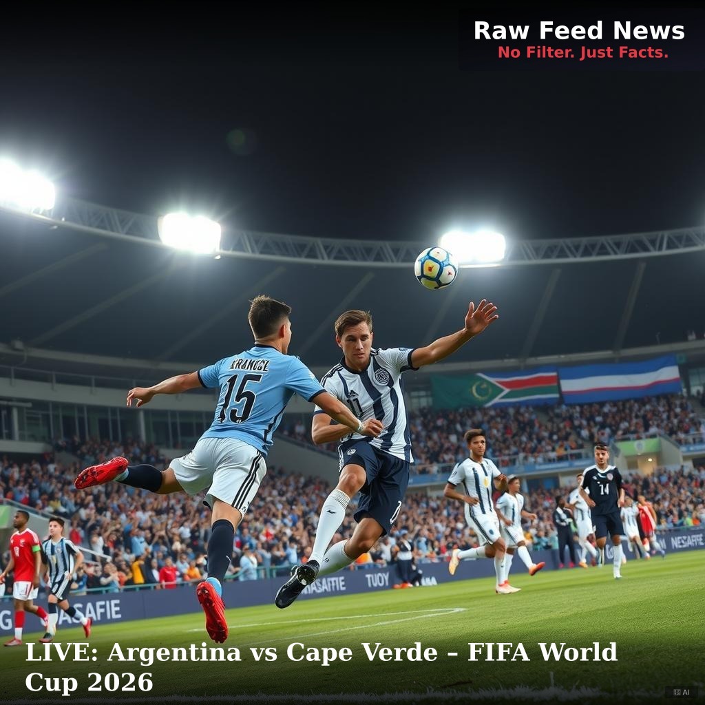 LIVE: Argentina vs Cape Verde – FIFA World Cup 2026