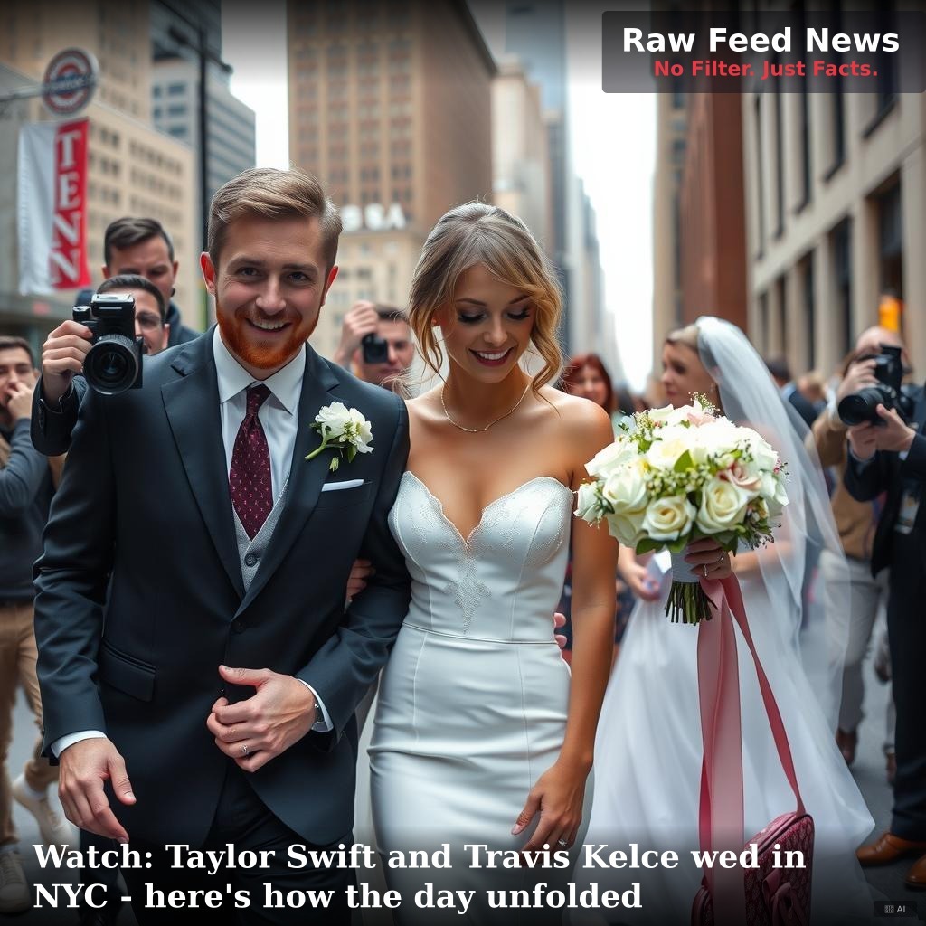 Watch: Taylor Swift and Travis Kelce wed in NYC - here's how the day unfolded