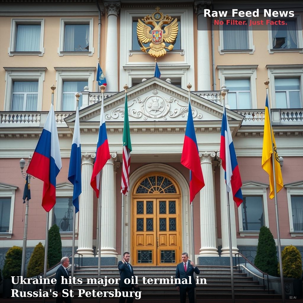 Ukraine hits major oil terminal in Russia's St Petersburg