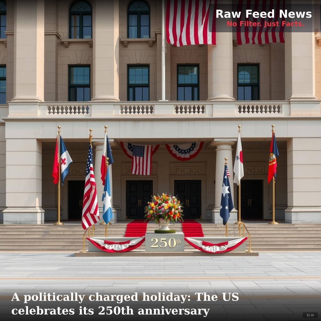 A politically charged holiday: The US celebrates its 250th anniversary