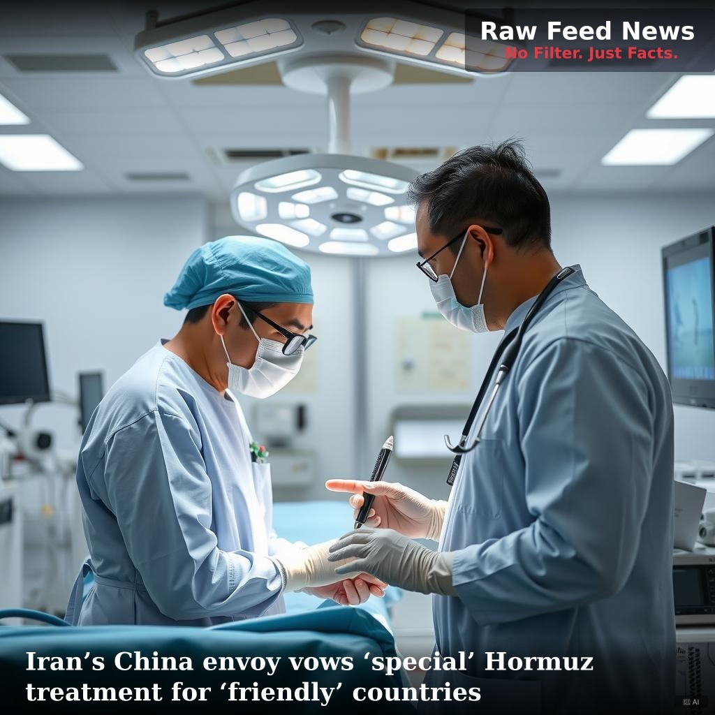 Iran’s China envoy vows ‘special’ Hormuz treatment for ‘friendly’ countries