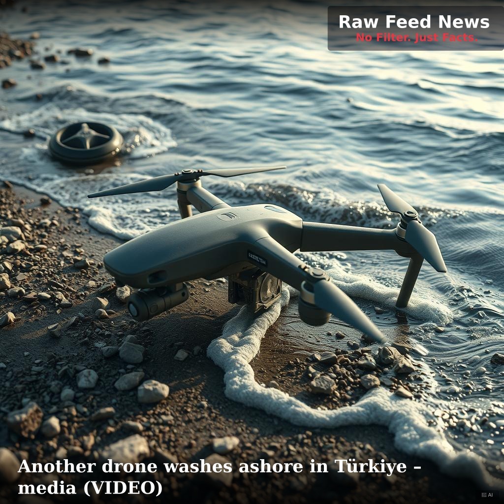 Another drone washes ashore in Türkiye – media (VIDEO)