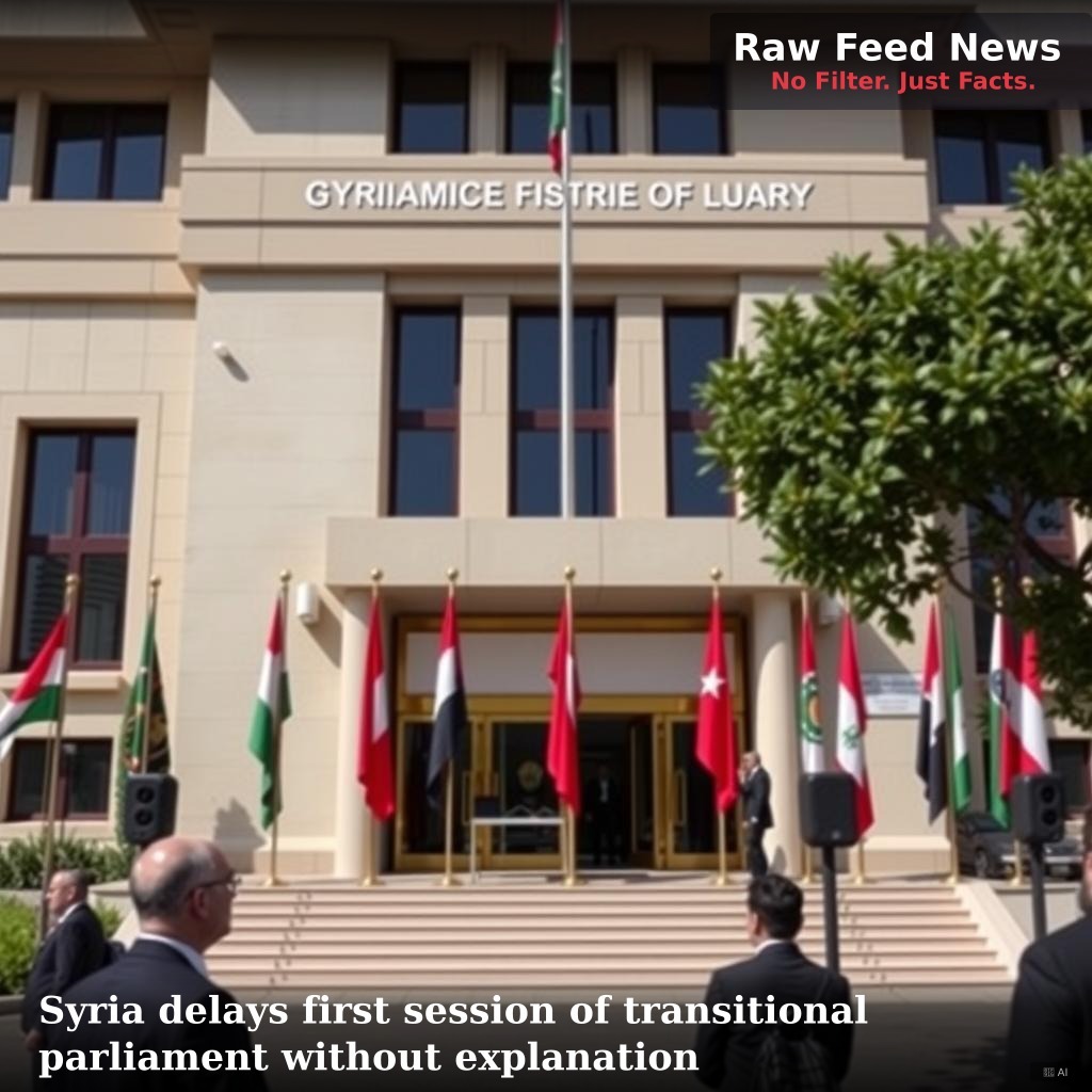 Syria delays first session of transitional parliament without explanation