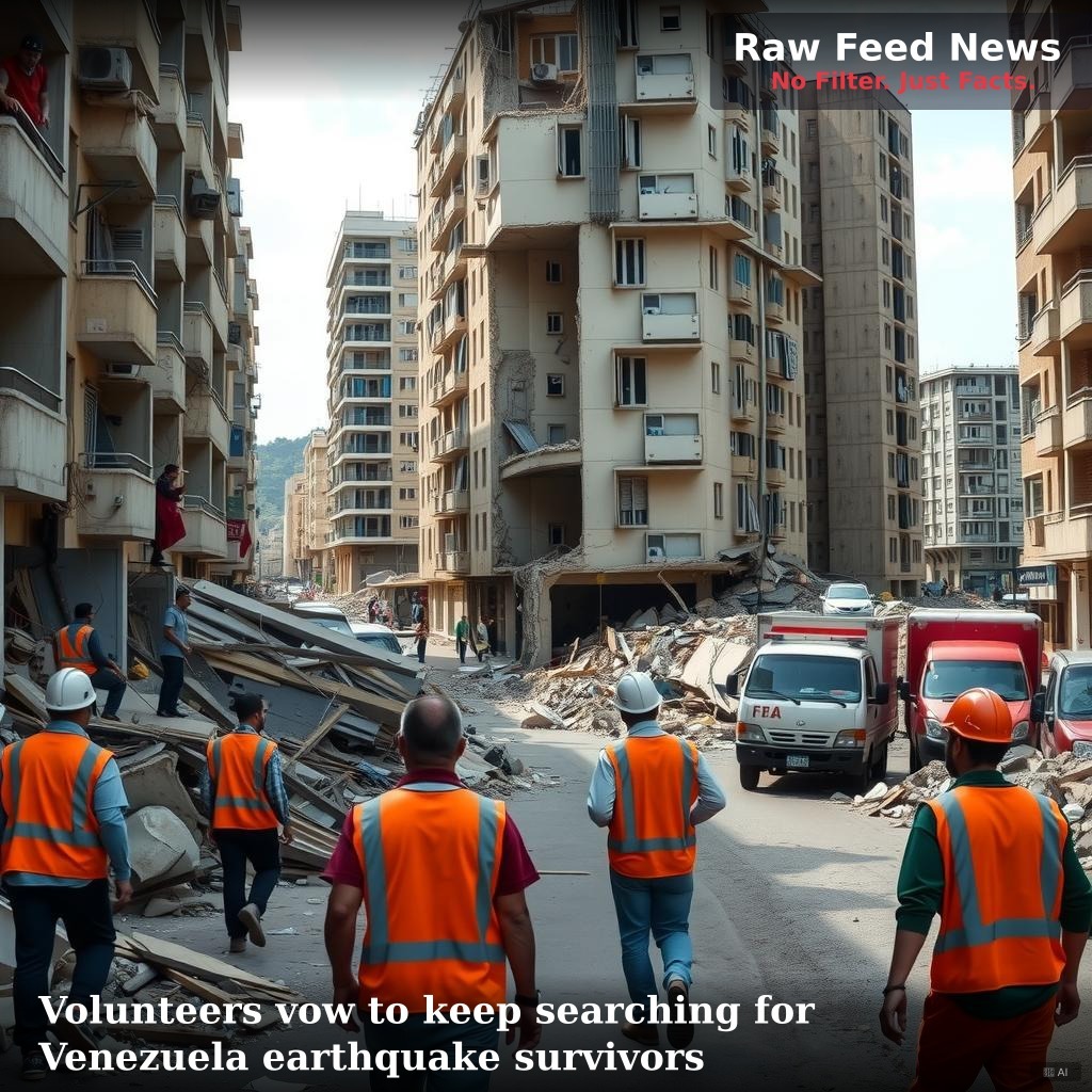 Volunteers vow to keep searching for Venezuela earthquake survivors