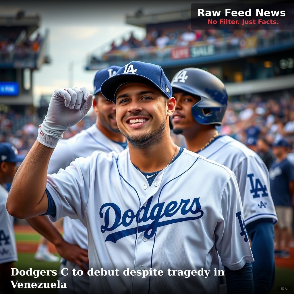 Dodgers C to debut despite tragedy in Venezuela