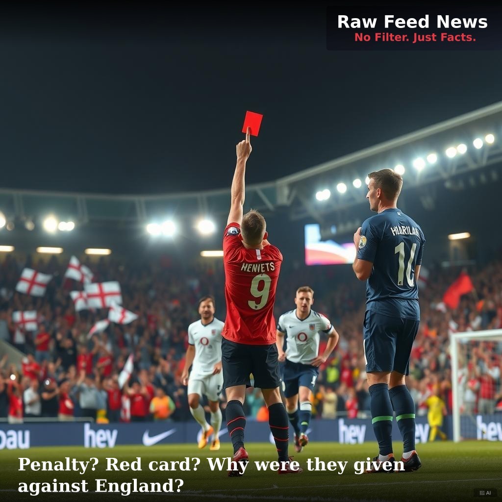 Penalty? Red card? Why were they given against England?