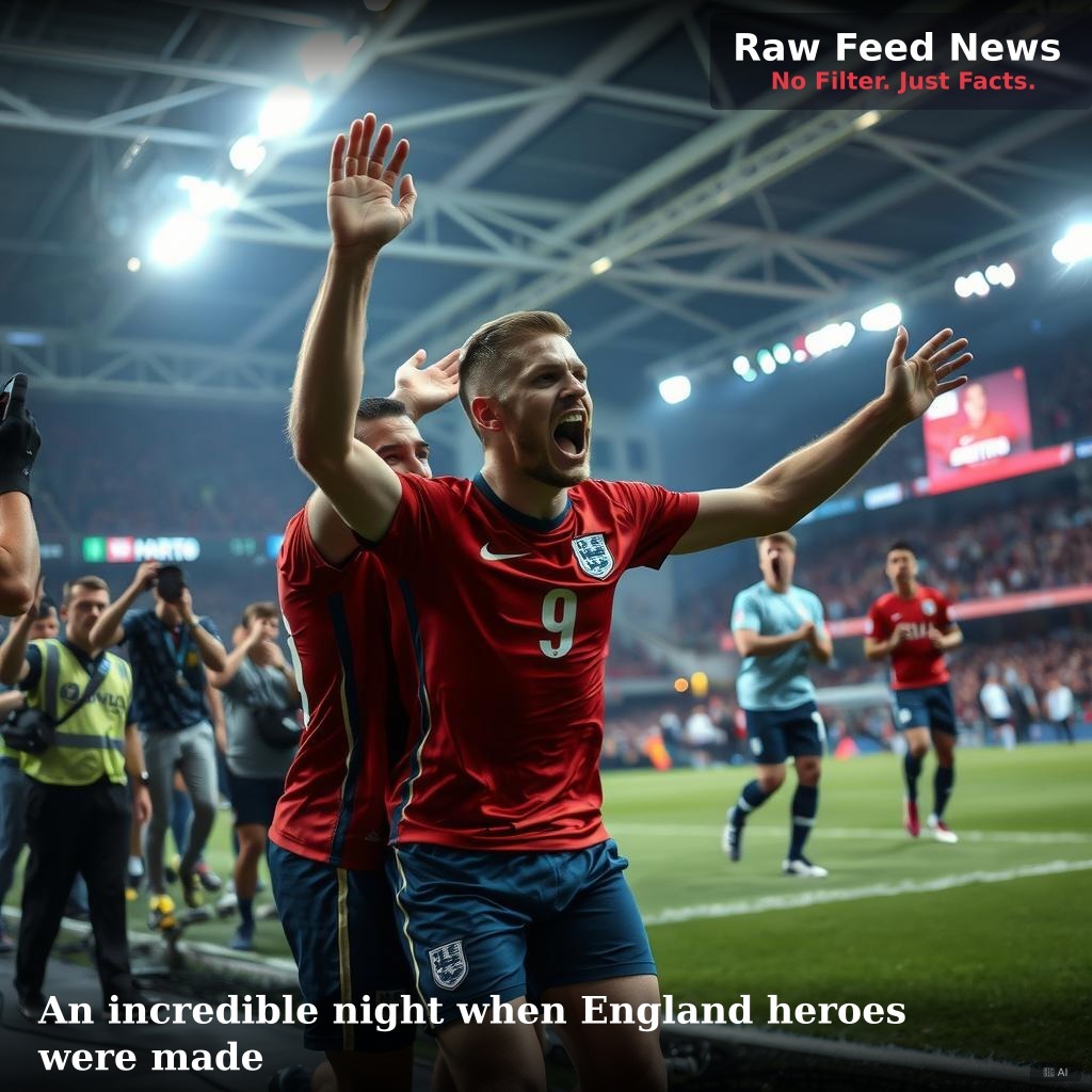 An incredible night when England heroes were made
