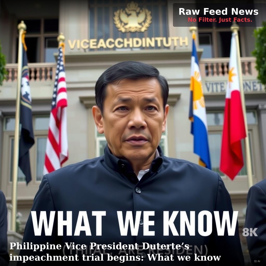 Philippine Vice President Duterte’s impeachment trial begins: What we know