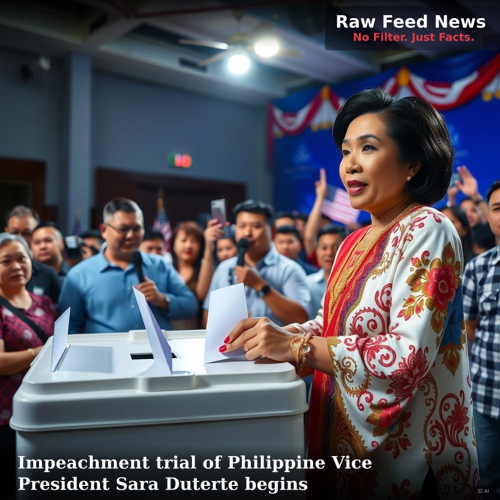 Impeachment trial of Philippine Vice President Sara Duterte begins