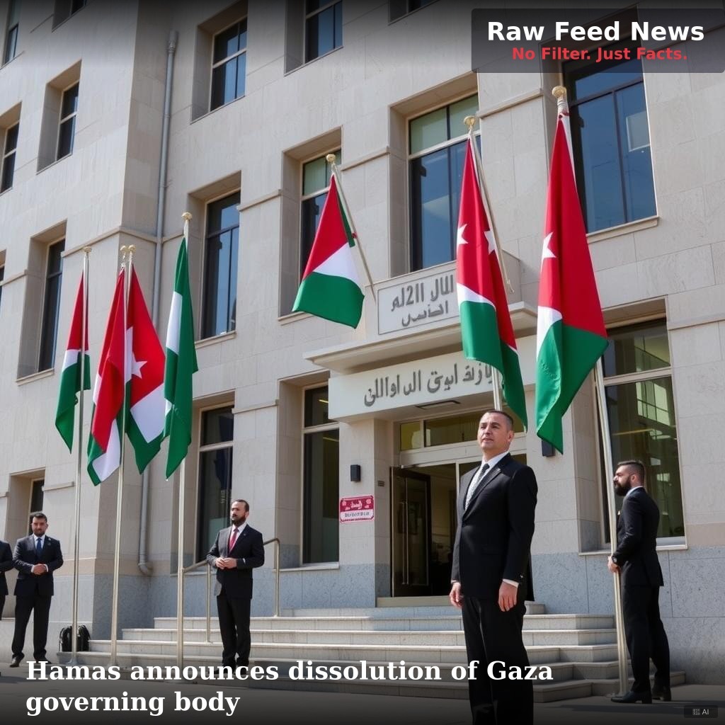 Hamas announces dissolution of Gaza governing body