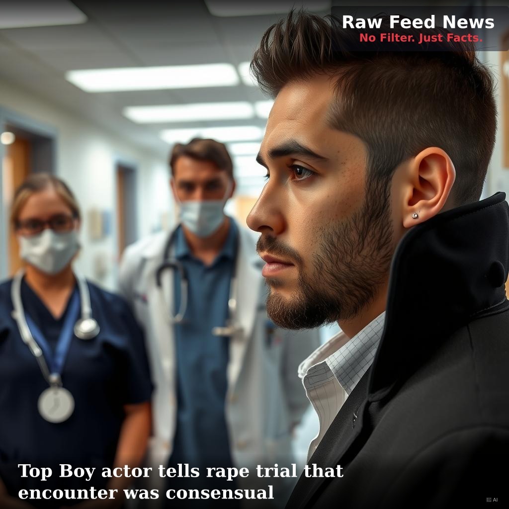 Top Boy actor tells rape trial that encounter was consensual