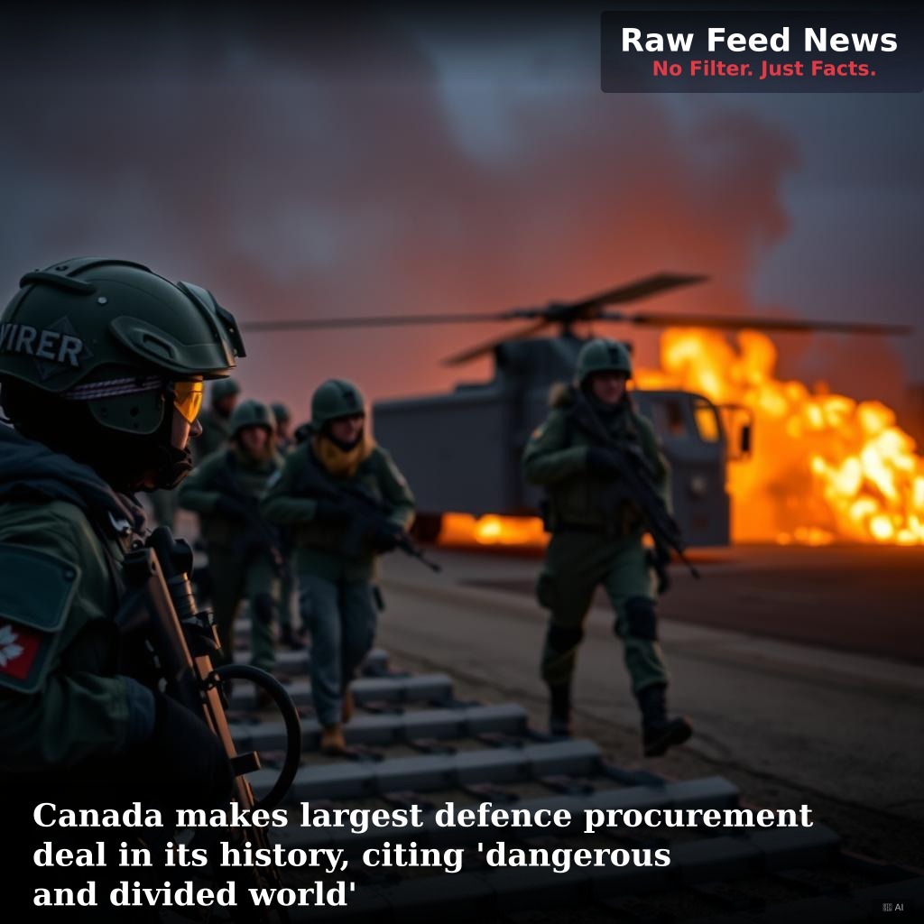Canada makes largest defence procurement deal in its history, citing 'dangerous and divided world'