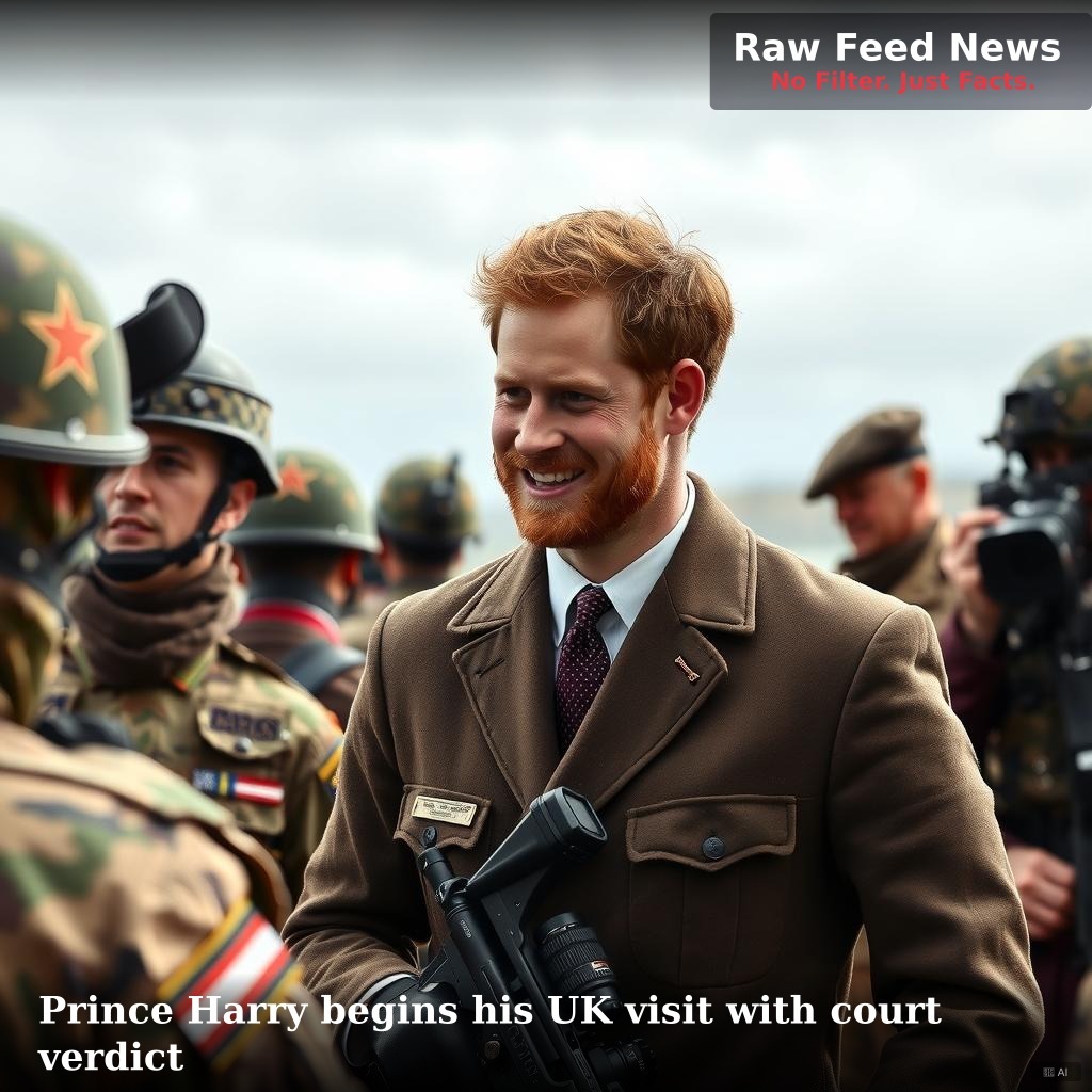 Prince Harry begins his UK visit with court verdict