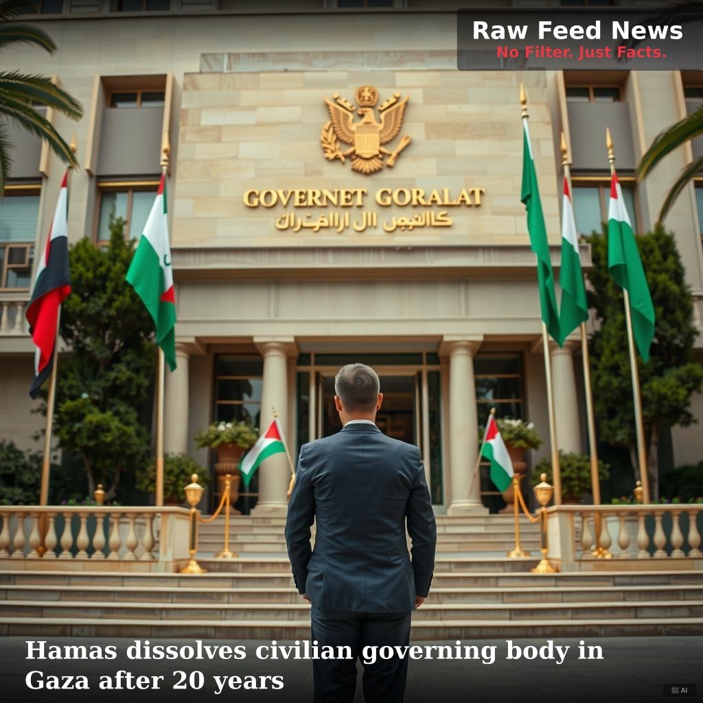 Hamas dissolves civilian governing body in Gaza after 20 years